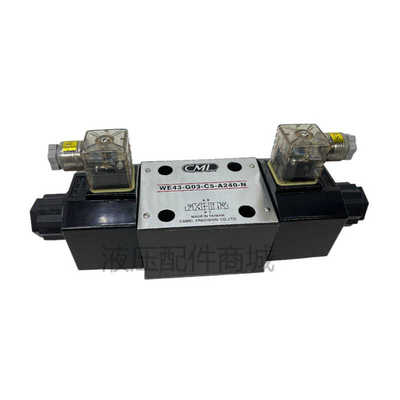台湾CML全懋电磁阀 WE43-G03-C5-A240 WE42-GO3-B11B裁断机液压阀