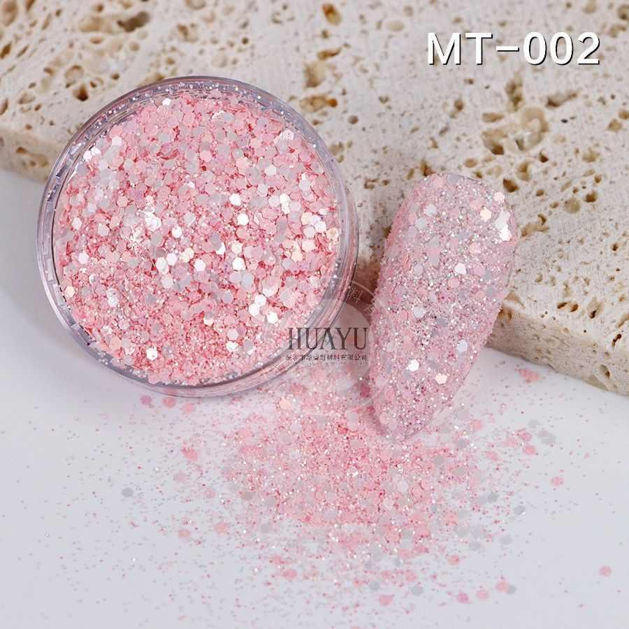 美甲超闪diy粉粉闪细镭射葱亮片金璀璨耐溶剂幻彩流沙闪光粉偏光
