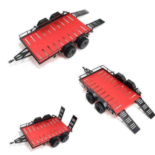 Traxxas 1/18 TRX4M 路虎烈马 四轮 双轮小拖车 无损安装仿真拖车
