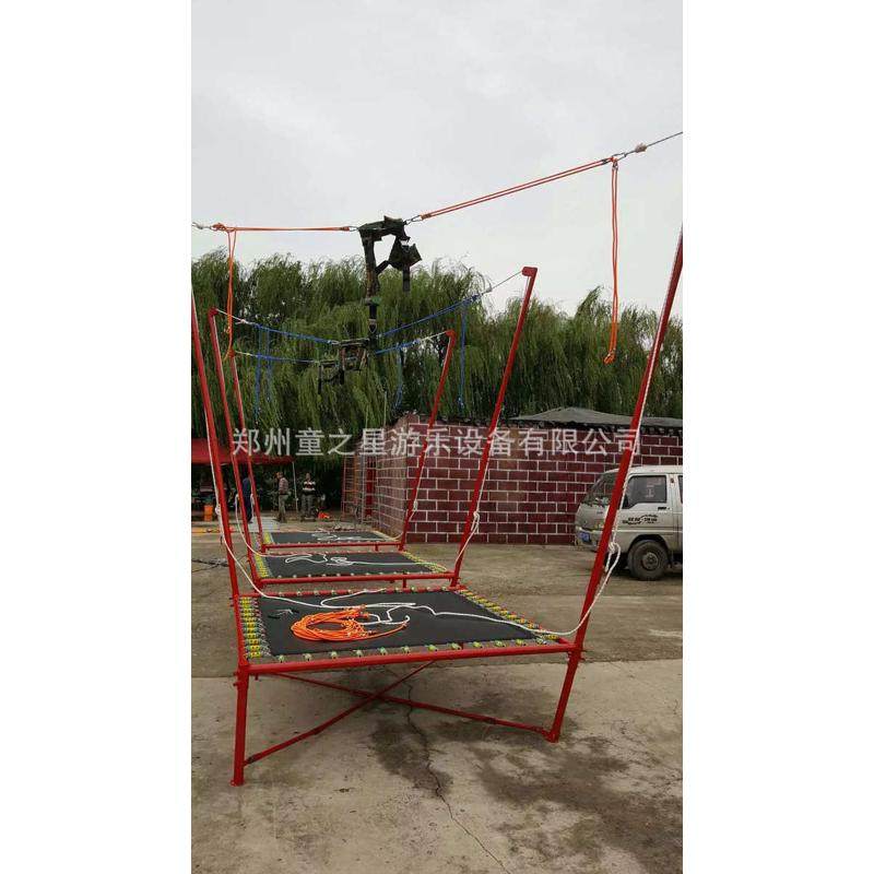 小蹦极蹦极供应单人钢架可折叠批发儿童跳蹦的钢架户外弹蹦床