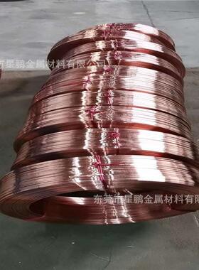 Q耐温漆包铜扁线T2扁铜丝RTK压扁I拉高方调直切绝断高导缘铜漆包