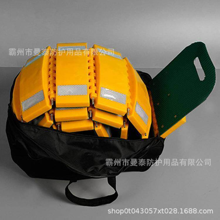 可拼接反光式橡胶减速带多用途车辆缓冲器移动车载式应急减速器