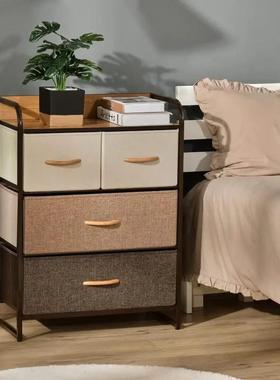 置物柜架式艺GRU抽屉铁储物柜生活家居三色布抽屉折叠收纳柜