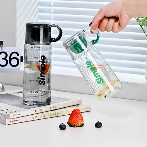 Large capacity sports water bottle, suitable for male and fe