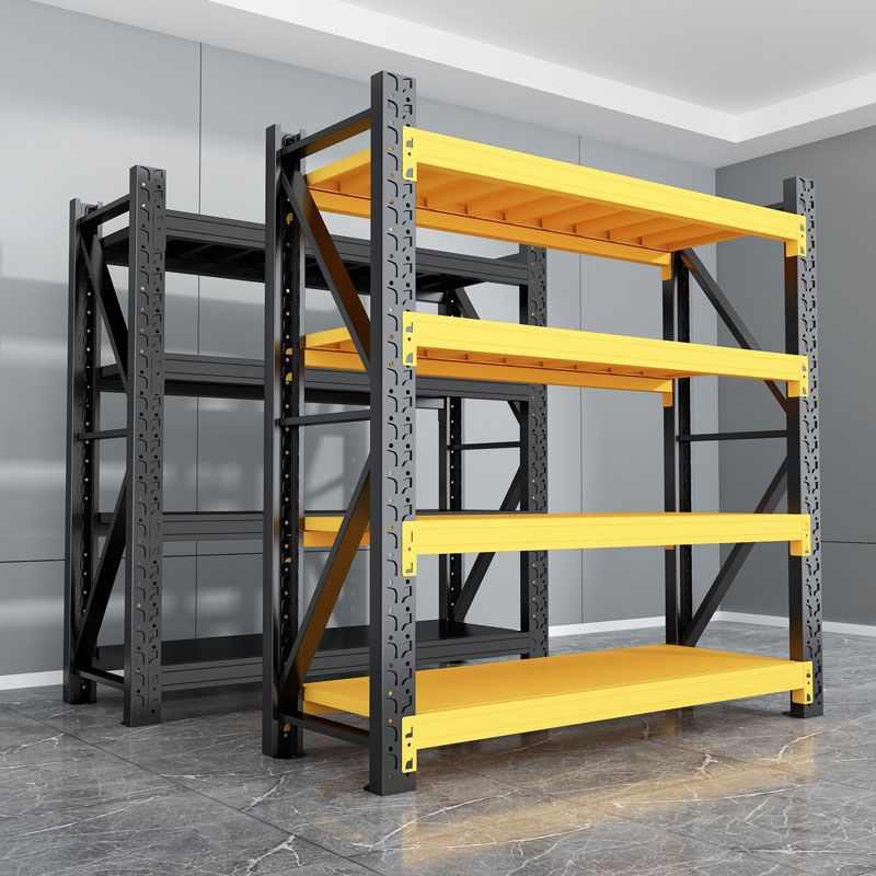 加厚仓储仓库货架多层快递超市家用地下室置物架重型展示货物铁架