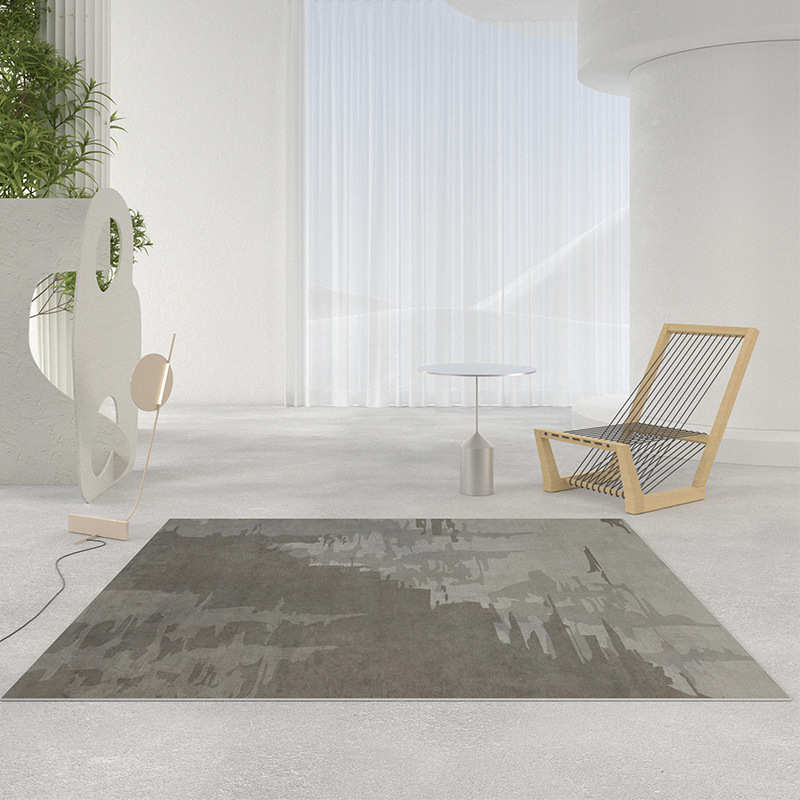 现代轻卧室感北欧大块高级简约地地毯北欧茶几沙发毯地毯垫奢客厅