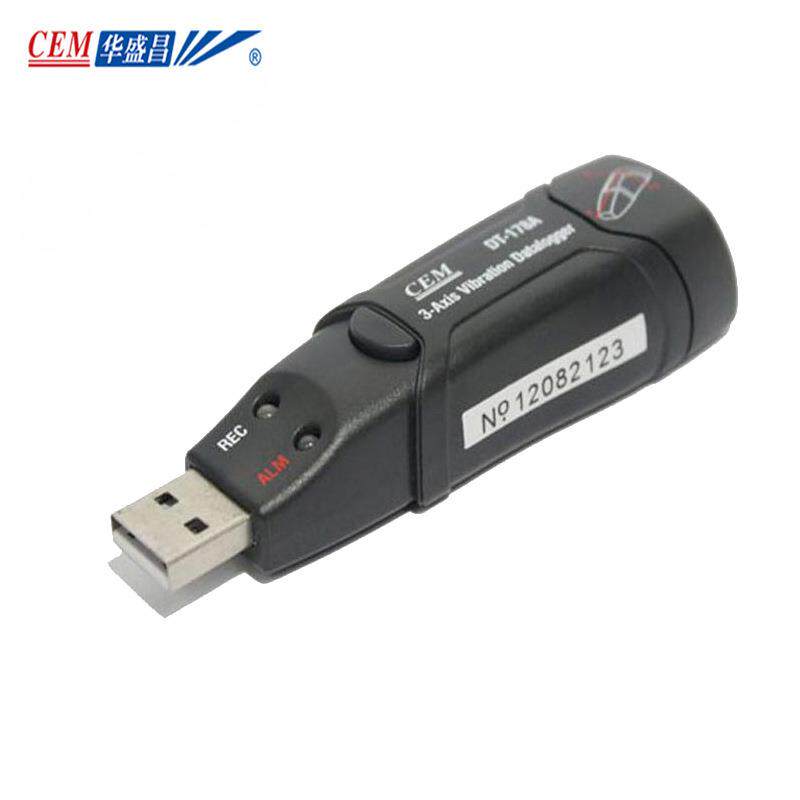 CEM华盛昌DT-178A迷你型震动记录仪测震仪高精度震动数据器