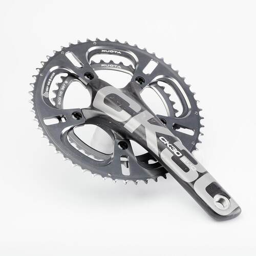 kuota LIGHT牙盘公路自行车一体式碳纤维曲柄50-34T牙盘公路牙盘