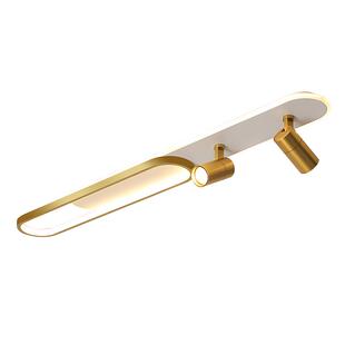 简约led北欧2021年新款 客厅灯具 长条卧室创意衣帽间过道天花明装