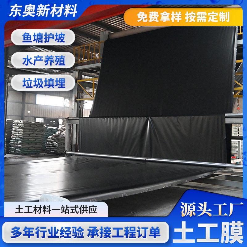 鱼塘土工膜厂家防渗膜密度聚乙烯垃圾填埋场土工膜HDPE土工膜