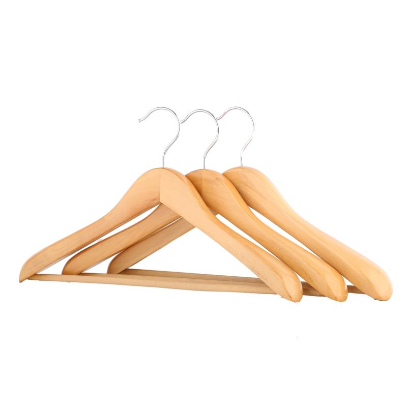 高档家用男士木质西衣架架宽肩实木西服衣大衣装挂酒店木头衣服撑