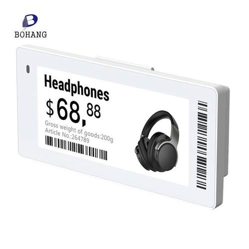 超市标价签子示墨水电屏智能标签电子货品DJ-WP029标签显纸博航