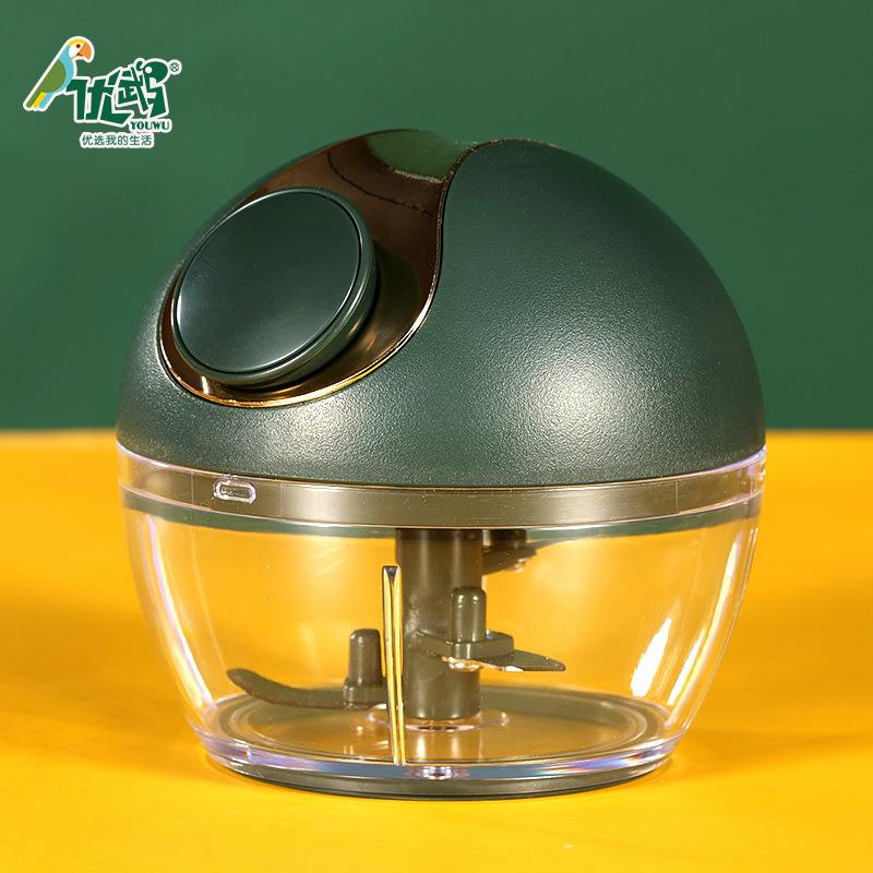 家用捣蒜器手动蒜泥器 小旋风拉蒜器 手动搅碎机打蒜蓉器