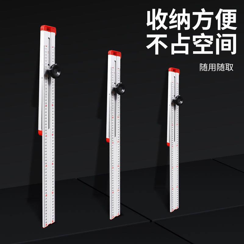 加厚木工二合一可调角度角尺十字交叉尺直角尺t型尺丁字尺角度尺