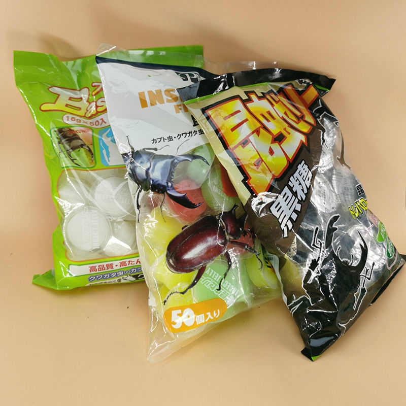 KB农场甲虫果冻独角仙锹甲饲料蚂蚁食物昆虫宠物成虫黑糖水果蛋白