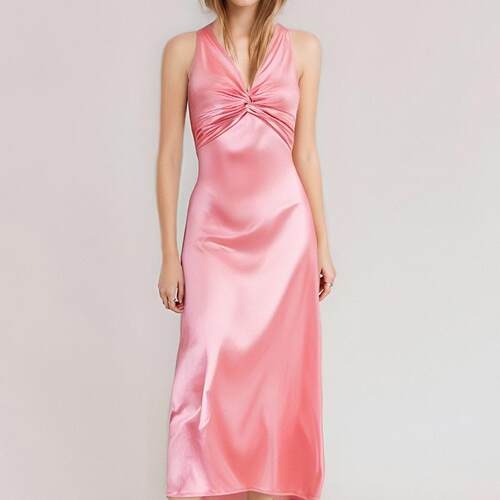Women's collar long skirt dress 女装领长裙连衣裙