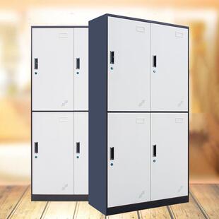 厂家现薄边套色6舍门更衣柜带锁钢制货员工宿储柜四门铁物WML TSG