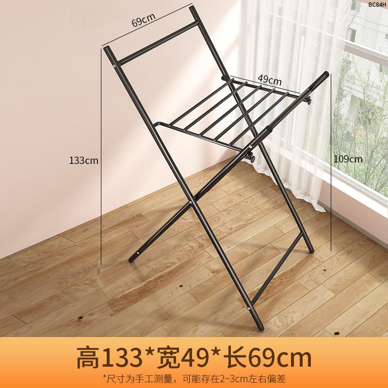 架挂衣阳台家用可折叠晾衣架飘晒被子晾衣架落地伸缩窗