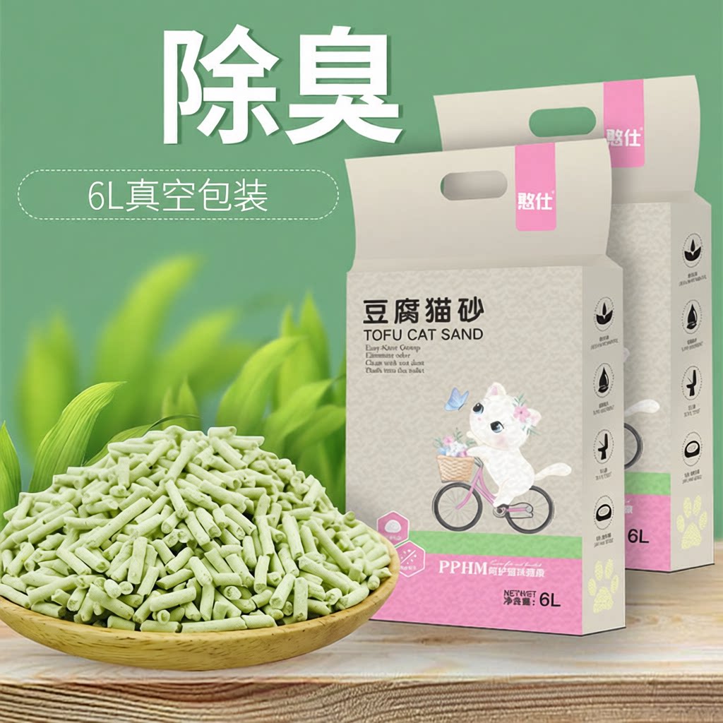 活性炭豆腐猫砂砂猫原味海盐猫砂