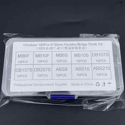 10种表面贴装整流桥包装箱MB6F/MB10F/10S/6S DB107S 157S 207S A