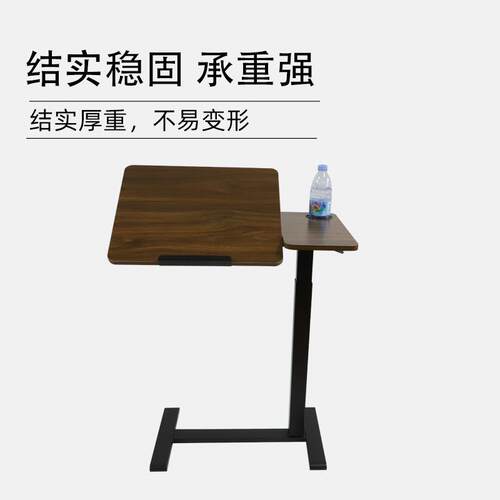 可动床边书桌家用JAH卧懒室简易移单可升降折面叠人电脑桌客厅小