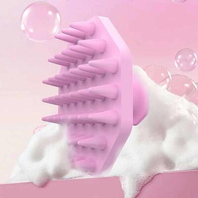 Silicone Shampoo Scalp Hair Massager Head Body Scalp Massage