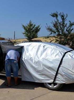 1款20155款2款crvR-V汽车衣车9罩防晒防1雨通用隔热C车套遮阳罩