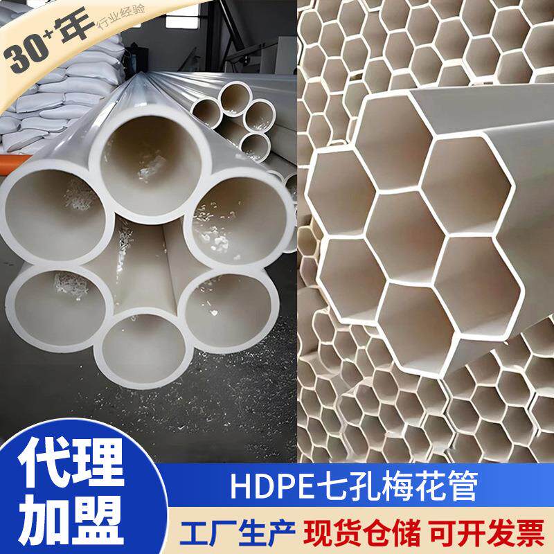广东HDPE梅花管7孔pe蜂窝管穿线管HDPE梅花管地下通讯护套管