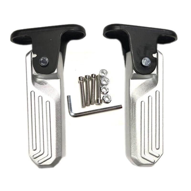 适用F0g0va40单撑电动车N1S青春版MQi2s改装前后座折叠脚蹬踩踏板