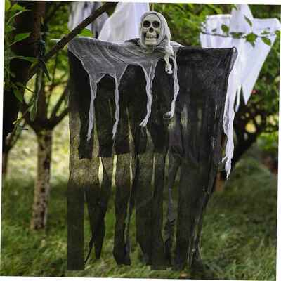 Halloween decoration hanging ghost skull gauze horror prop