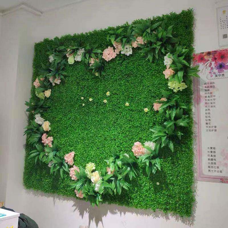 仿真植物墙绿植墙面人工室内外墙装饰绿色草坪商场背景墙绿植