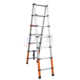 多功能安全便捷双面伸缩铝合金梯子 可调节家用工程梯具防滑