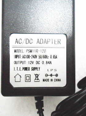 梅特勒PH计电子天平电源线 PSM11R-090 托利多 9V1.12A/12V充电器