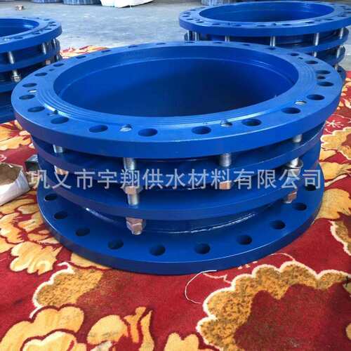 工厂加工大口B2F径双法兰限位伸缩接头