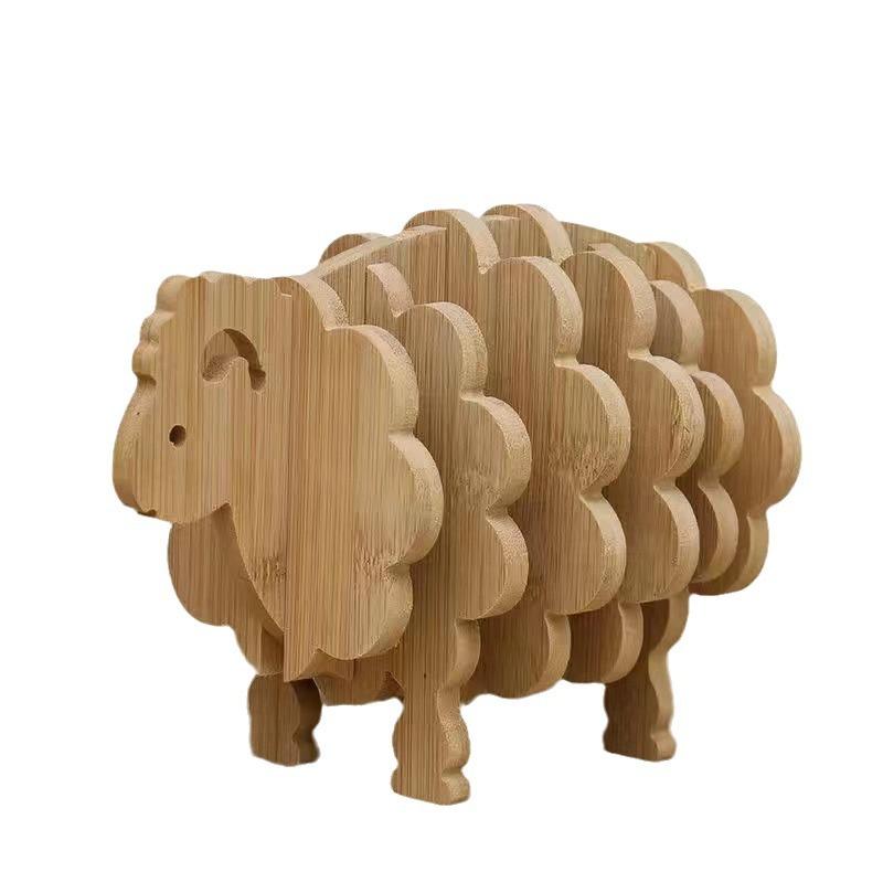 耐高温简约动物造型隔热餐桌餐垫