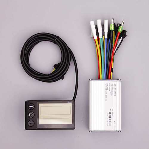 24V36V48V250W350W电动自行车山地车锂电控制器横屏LCD仪表套助力