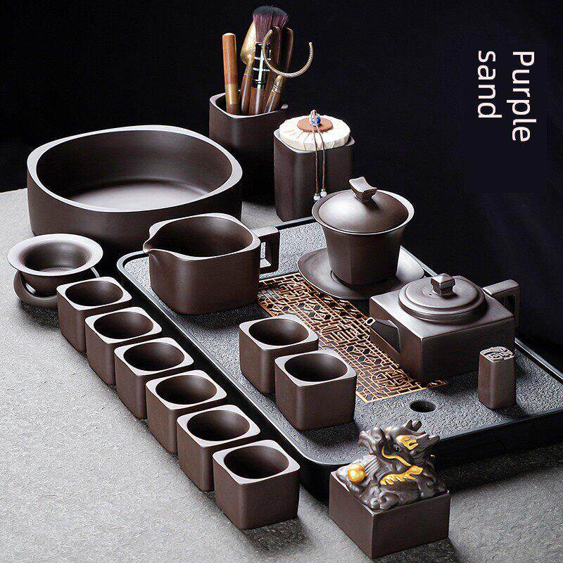 景德镇紫砂茶具可达豪华高端功夫茶壶盖碗茶杯家居客厅2025新款