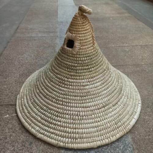 云南草帽锅盖蒸汽石锅盖海鲜木桶鱼蒸锅蒸锅稻草锅盖