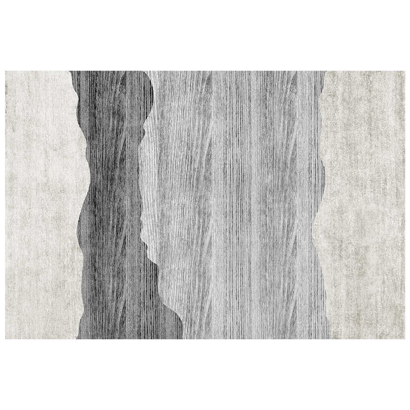 客厅新中式地毯地垫茶几毯北欧现代简约家用日式卧室极简轻奢浅灰