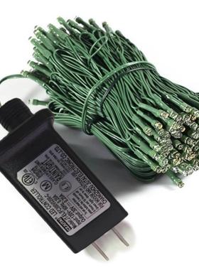 ?圣诞灯树灯TSI鞭炮灯饰圣隐藏铜线绿色白色LED诞节日装星星灯遥