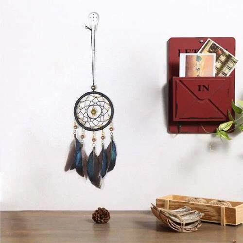 Vintage Feather Dreamcatcher Pendant Handmade Crafts