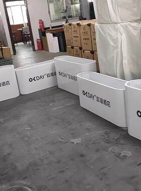 户外成品花箱铁艺酒店外摆围栏种植箱隔断护栏咖啡厅奶茶店花架