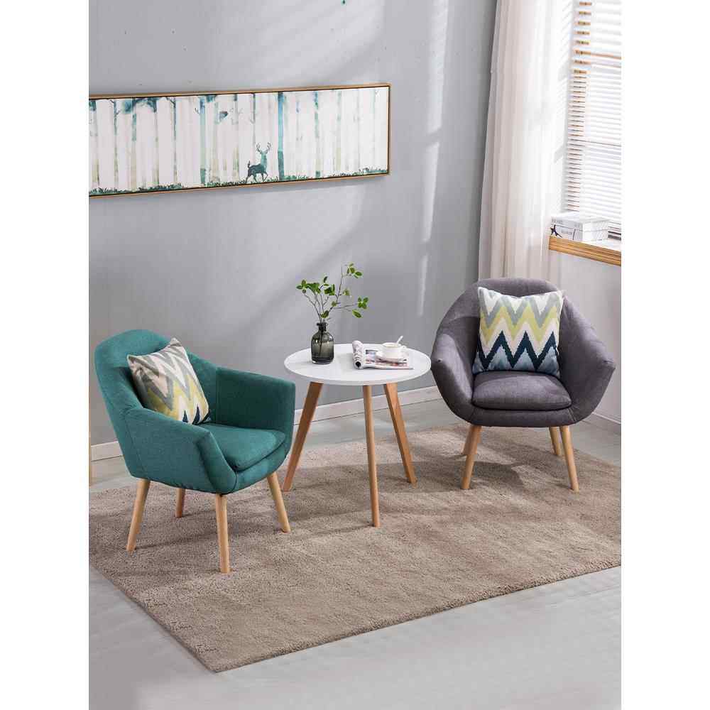 单人沙发懒人沙发椅小户型北欧现代简约家用布艺可拆洗阳台休闲椅