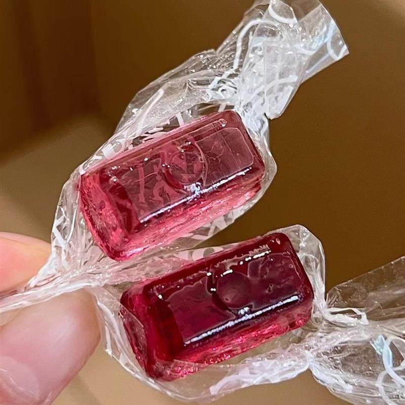 新货FOXS四季茶味硬糖水晶糖什锦水果糖混合果汁水果硬糖罐装薄荷