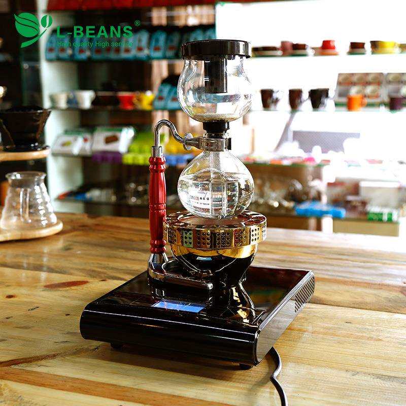 L-BEANS光波炉 虹吸壶加热炉 电热光波炉红外线 咖啡电光炉可定时