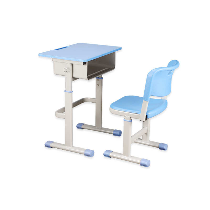 单人学生课桌椅升降课桌椅 学校辅导班儿童学习书桌课桌椅套装