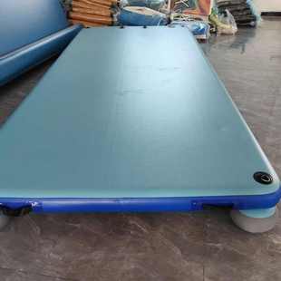 浮筒款充气钓鱼平台水上路亚便携浮床垂钓鱼浮台船撒网气垫魔毯