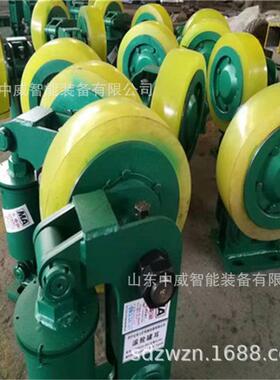 中威制造L30矿用滚轮罐耳聚氨酯材质罐耳LS35罐笼导向滚轮罐耳