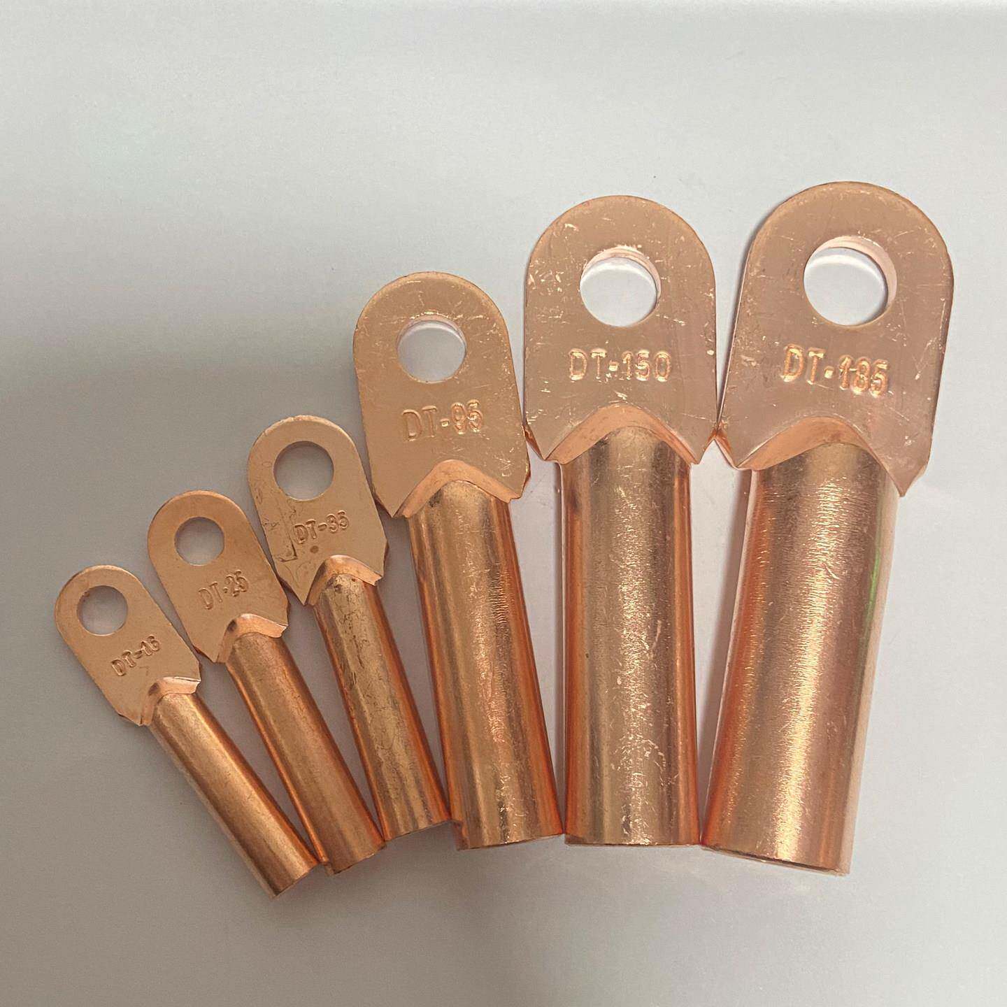 非标铜鼻子DT-10/16/25/50/70/95/120/150/185B级电缆头接线端子