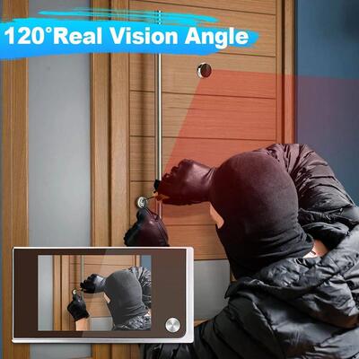 Awapow 3.5 Inch Doorbell Peephole Viewer Digital Door Camera